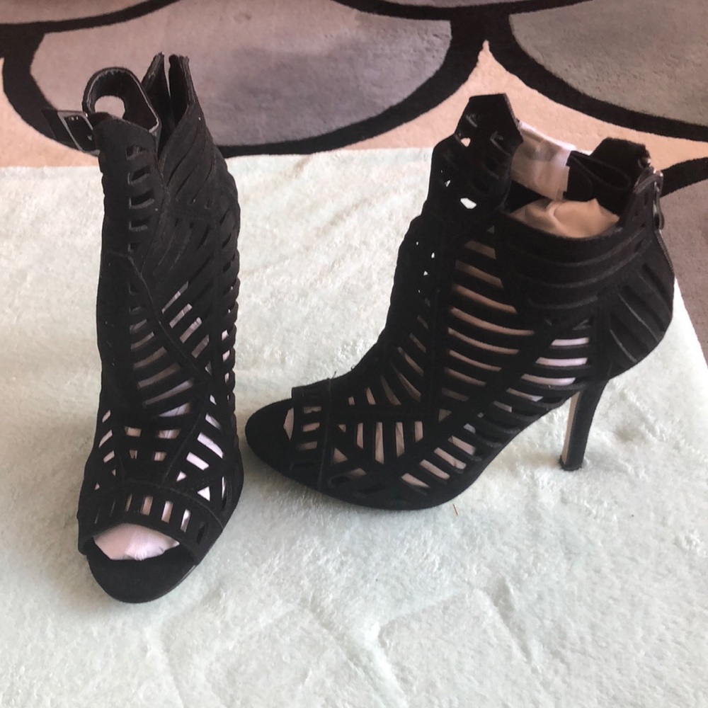 Chelsea and Zoe Caged Heels